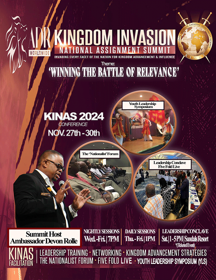 Kingdom Invasion National Assignment Summit Nov 27-30 Kingdom Invasion National Assignment Summit Nov 27-30